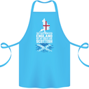 Scotland My Roots Are Scottish Cotton Apron 100% Organic Turquoise