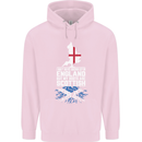 Scotland My Roots Are Scottish Mens 80% Cotton Hoodie Light Pink