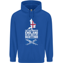Scotland My Roots Are Scottish Mens 80% Cotton Hoodie Royal Blue