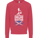 Scotland My Roots Are Scottish Mens Sweatshirt Jumper Heliconia
