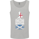 Scotland My Roots Are Scottish Mens Vest Tank Top Sports Grey