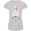 Scotland My Roots Are Scottish Womens Petite Cut T-Shirt Sports Grey