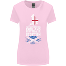 Scotland My Roots Are Scottish Womens Wider Cut T-Shirt Light Pink