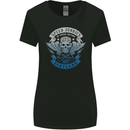 Scotland Speed Junkies Biker Motorcycle Womens Wider Cut T-Shirt Black