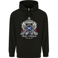 Scottish Soul Biker Attitude Motorcycle Childrens Kids Hoodie Black