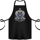 Scottish Soul Biker Attitude Motorcycle Cotton Apron 100% Organic Black