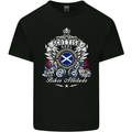 Scottish Soul Biker Attitude Motorcycle Kids T-Shirt Childrens Black