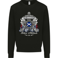 Scottish Soul Biker Attitude Motorcycle Mens Sweatshirt Jumper Black