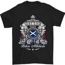 Scottish Soul Biker Attitude Motorcycle Mens T-Shirt Cotton Gildan Black