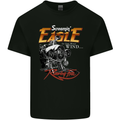 Screaming' Eagle Biker Motorbike Motorcycle Kids T-Shirt Childrens Black