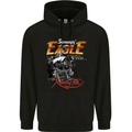 Screaming' Eagle Biker Motorbike Motorcycle Mens 80% Cotton Hoodie Black