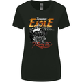 Screaming' Eagle Biker Motorbike Motorcycle Womens Wider Cut T-Shirt Black