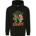 Screw Valentine's Day Funny St. Patrick's Childrens Kids Hoodie Black