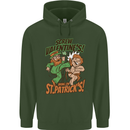 Screw Valentine's Day Funny St. Patrick's Childrens Kids Hoodie Forest Green