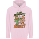 Screw Valentine's Day Funny St. Patrick's Childrens Kids Hoodie Light Pink