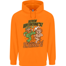 Screw Valentine's Day Funny St. Patrick's Childrens Kids Hoodie Orange