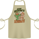 Screw Valentine's Day Funny St. Patrick's Cotton Apron 100% Organic Khaki