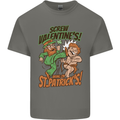 Screw Valentine's Day Funny St. Patrick's Kids T-Shirt Childrens Charcoal