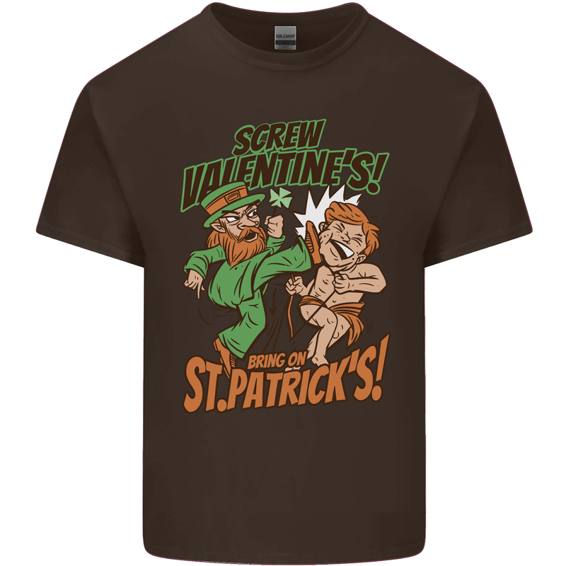 Screw Valentine's Day Funny St. Patrick's Kids T-Shirt Childrens Chocolate