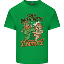 Screw Valentine's Day Funny St. Patrick's Kids T-Shirt Childrens Irish Green