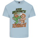 Screw Valentine's Day Funny St. Patrick's Kids T-Shirt Childrens Light Blue