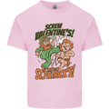 Screw Valentine's Day Funny St. Patrick's Kids T-Shirt Childrens Light Pink
