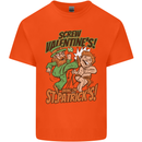 Screw Valentine's Day Funny St. Patrick's Kids T-Shirt Childrens Orange