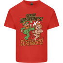 Screw Valentine's Day Funny St. Patrick's Kids T-Shirt Childrens Red