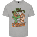 Screw Valentine's Day Funny St. Patrick's Kids T-Shirt Childrens Sports Grey