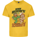 Screw Valentine's Day Funny St. Patrick's Kids T-Shirt Childrens Yellow