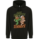 Screw Valentine's Day Funny St. Patrick's Mens 80% Cotton Hoodie Black
