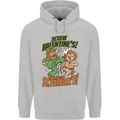 Screw Valentine's Day Funny St. Patrick's Mens 80% Cotton Hoodie Sports Grey