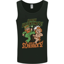 Screw Valentine's Day Funny St. Patrick's Mens Vest Tank Top Black