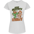 Screw Valentine's Day Funny St. Patrick's Womens Petite Cut T-Shirt White