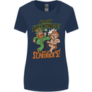 Screw Valentine's Day Funny St. Patrick's Womens Wider Cut T-Shirt Navy Blue