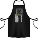 Screwdriver Funny Carpenter Electrician DIY Cotton Apron 100% Organic Black