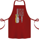 Screwdriver Funny Carpenter Electrician DIY Cotton Apron 100% Organic Maroon