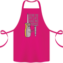 Screwdriver Funny Carpenter Electrician DIY Cotton Apron 100% Organic Pink