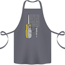 Screwdriver Funny Carpenter Electrician DIY Cotton Apron 100% Organic Steel