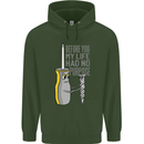 Screwdriver Funny Carpenter Electrician DIY Mens 80% Cotton Hoodie Forest Green