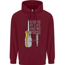 Screwdriver Funny Carpenter Electrician DIY Mens 80% Cotton Hoodie Maroon