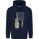 Screwdriver Funny Carpenter Electrician DIY Mens 80% Cotton Hoodie Navy Blue