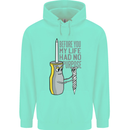 Screwdriver Funny Carpenter Electrician DIY Mens 80% Cotton Hoodie Peppermint
