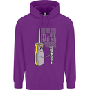 Screwdriver Funny Carpenter Electrician DIY Mens 80% Cotton Hoodie Purple