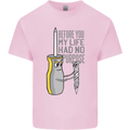 Screwdriver Funny Carpenter Electrician DIY Mens Cotton T-Shirt Tee Top Light Pink