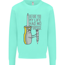 Screwdriver Funny Carpenter Electrician DIY Mens Sweatshirt Jumper Peppermint