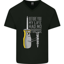 Screwdriver Funny Carpenter Electrician DIY Mens V-Neck Cotton T-Shirt Black