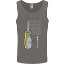 Screwdriver Funny Carpenter Electrician DIY Mens Vest Tank Top Charcoal