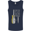 Screwdriver Funny Carpenter Electrician DIY Mens Vest Tank Top Navy Blue