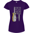 Screwdriver Funny Carpenter Electrician DIY Womens Petite Cut T-Shirt Purple